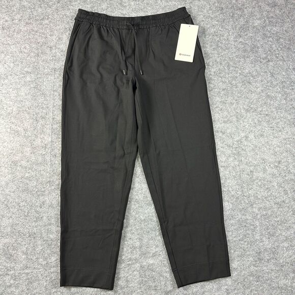 NWT lululemon Tapered-Leg Mid-Rise Pant 7/8 Length Luxtreme Black Size Medium - Picture 2 of 11